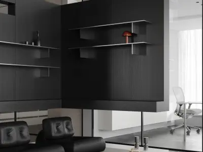 office interior 3D model 6