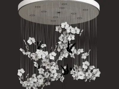 Chandelier Sagarti Ellea 90 3D model