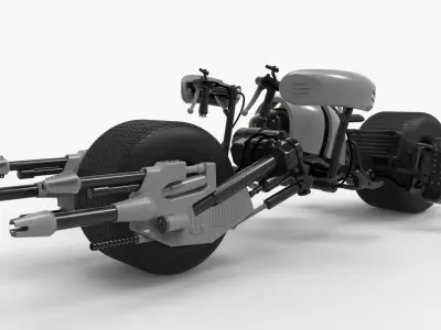 Batman Batpod Motorcycle 3D print model