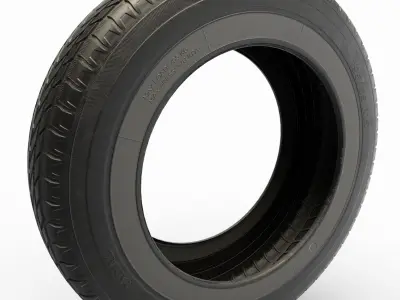Car Tire 3D model V2
