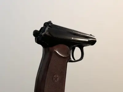 Makarov Low poly BBR Low-poly 3D model