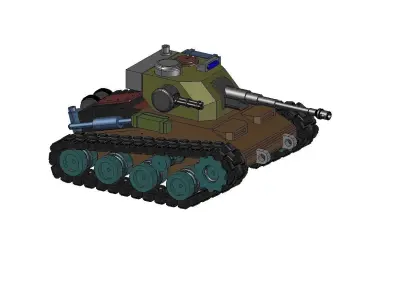 TANK MODEL J14 3D print model