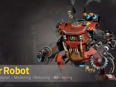 War Robot-Tutorial Full Process 3D model
