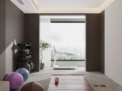 Private house full scene 3D model