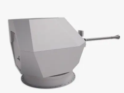 Bofors 40 Mk4 BAE 3D model 3D model