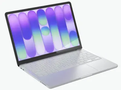 Apple MacBook Neo Silver 3D model