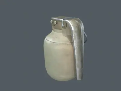 Grenade FRG-5 Low-poly 3D model