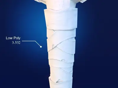 Free Mayan Low Poly Sword Free low-poly 3D model