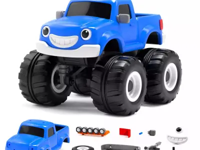 TinyWheels Universe Vol 01 Stylized Toy Vehicle Collection 3D Model Pack