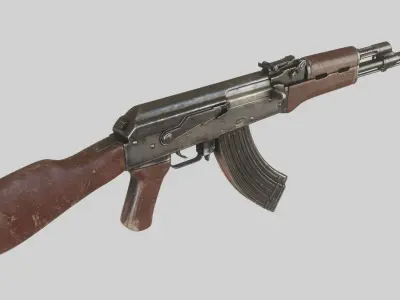 AK-47 Free low-poly 3D model