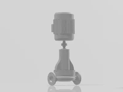 vertical pump 3D print model