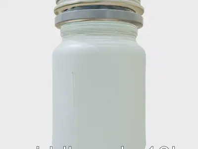 Mechanical Jar Lid Tightening System with Size Detection Low-poly 3D model