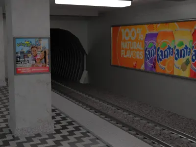 Subway Staion 3D model