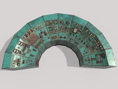 Old Control Panel 3D model