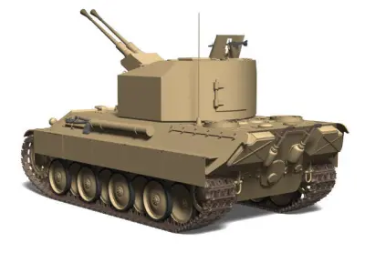Flakpanzer V Coelian 3D model