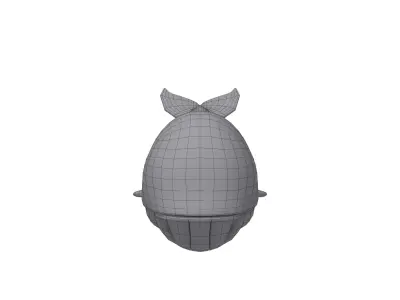 Whale Cartoon 3D model buy