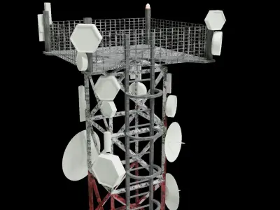 Radio Tower Free 3D model