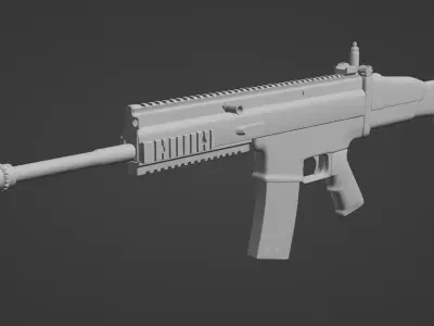 Fn SCAR  3D model