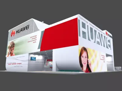 Exhibition - size - 24X21-3DMAX2009-0014 3D model