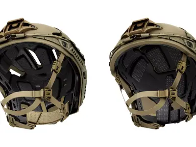 GALVION CAIMAN BUMP AND BALLISTIC HELMET BUNDLE Low-poly 3D model