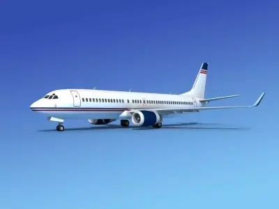 Boeing 737-800E Corporate 4 3D model