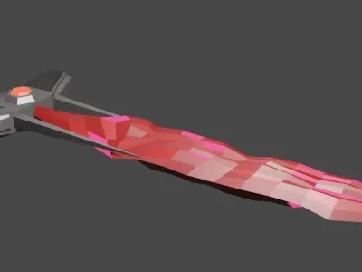 Ruby Sword 3D model
