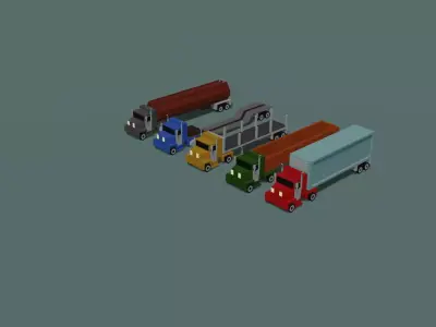 Trucks 3D model