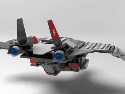 Lego Captain Marvel 3D model