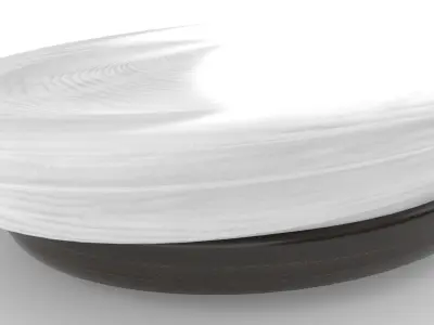 Navy Private Cap Hat 3D model