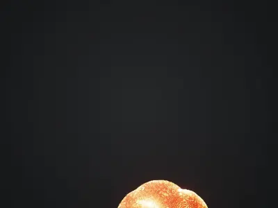Animated Gasoline Explosion 4 3D model