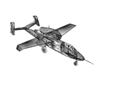 AIRCRAFT HE162 3D model