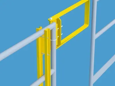 Safety gate Free 3D model