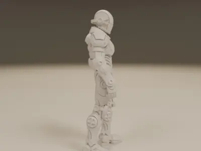 humanoid robot 3D print model