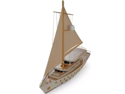 Sailing Yacht 3D model