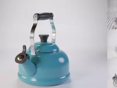 Le Creuset Classic Tea Kettle Low-poly 3D model