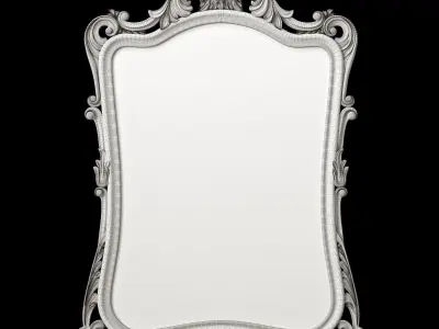 Oficina Inglesa Clemence classical mirror 3D model