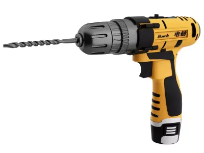 electric drill Low-poly 3D model purchase