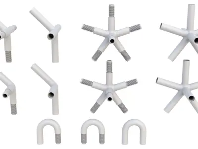 Pipe connector 06 3D model