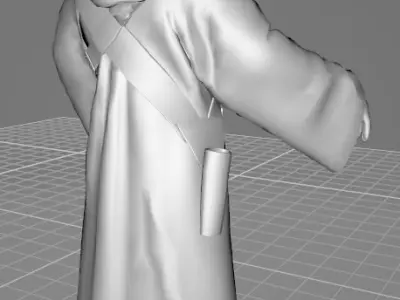 STAR WARS Jawa - Low Poly Game - Battlefield - FBX MODEL Low-poly 3D model