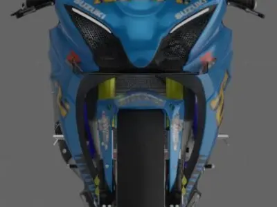 GSX-R 1000 Special Edition Rizla Suzuki Livery 3D model