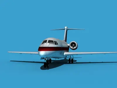 Cessna Citation 650 III V04 3D model