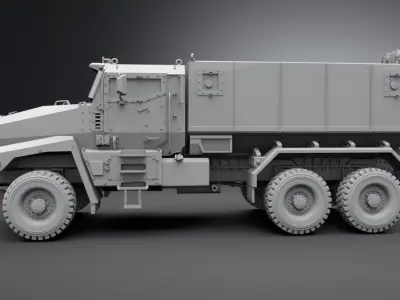 Ural Typhoon U Scale model 3D print model
