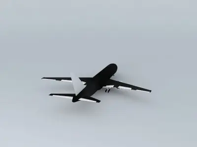 Template - Boeing 767-300ER Free 3D model