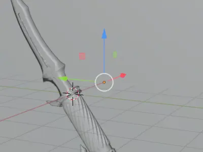 sci fi blade katana  3D model
