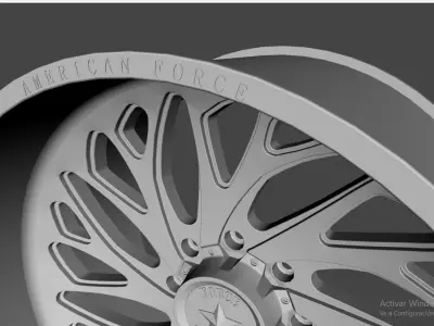 WHEEL BASED on  AMERICAN FORCE CKH49 JOLT CC 3D model