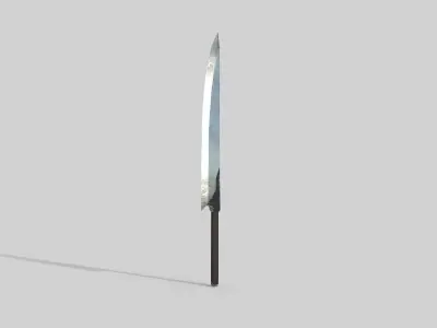 knife sword Low-poly 3D model purchase