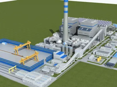 Power Station 2 3D model