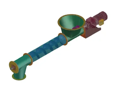 Screw Conveyors Free 3D model