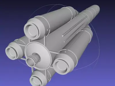 European Rocket Collection 3D Model Pack