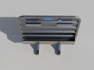Cabin rack tool box 3D model